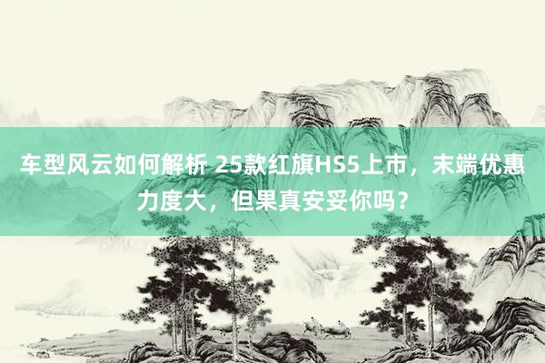 车型风云如何解析 25款红旗HS5上市，末端优惠力度大，但果真安妥你吗？